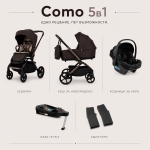  Комбинирана количка Como CHOCOLATE BROWN 5 в 1