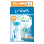 Шише Dr.Brown`s Wide-Neck Options+ 2 бр. 270 ml 