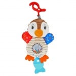 Baby Mix-вибрираща играчка с клипс Пингвин