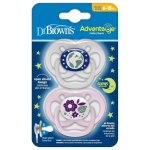  Залъгалка Dr.Brown's Advantage етап 2 светещи, 2 броя