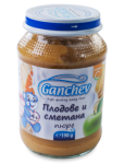 Ganchev-пюре от плодове със сметана 4м+190гр